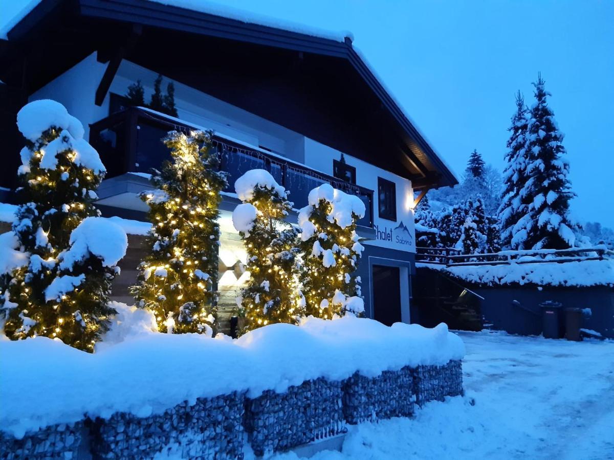 Chalet Sabrina Mit Aussenpool Im Sommer Kaprun Luaran gambar